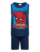 Pyjama Pyjamassæt Navy Spider-man