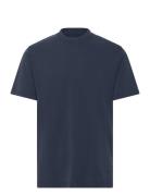 Cotton Jersey Dye Frode Tee Tops T-Kortærmet Skjorte Navy Mads Nørgaard