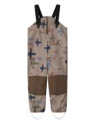 Nmmalfa08 Softshell Bib Pant Flying Fo Outerwear Softshells Softshell Trousers Brown Name It