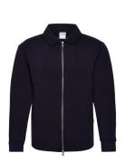 Slhemanuel Soft Full Zip Sweat Noos Tops Sweatshirts & Hoodies Sweatshirts Navy Selected Homme