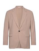 Kris242X1_Wg Suits & Blazers Blazers Single Breasted Blazers Beige HUGO