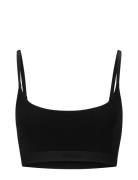 Twin Bralette Pure Lingerie Bras & Tops Soft Bras Tank Top Bras Black HUGO