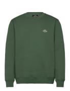 Standard Crew Logo Sweat Tops Sweatshirts & Hoodies Sweatshirts Green Mads Nørgaard