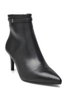 Heel Ankle Boot 70 W/Hw Lth Shoes Boots Ankle Boots Ankle Boots With Heel Black Calvin Klein