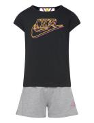 Nkg Knit Short Set / Nkg Knit Short Set Sets Sets With Short-sleeved T-shirt Black Nike