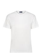 Cotton Jersey Crewneck Tee Tops T-shirts & Tops Short-sleeved White Polo Ralph Lauren