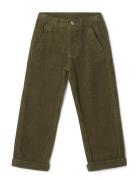 Olive Corduroy Trousers Baby Bottoms Trousers Khaki Green Garbo&Friends