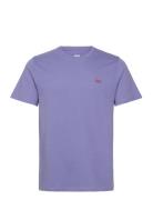 Ss Original Hm Tee Bleached De Tops T-Kortærmet Skjorte Purple LEVI´S Men