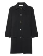 Mikaela Coat Tynd Frakke Black BUSNEL