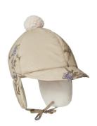 Tree Of Life Puffer Hat Baby Accessories Headwear Hats Baby Hats Beige Garbo&Friends