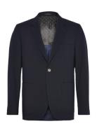 Wool Mix Superflex Blazer Suits & Blazers Blazers Single Breasted Blazers Navy Lindbergh Black