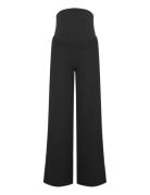 Olmemma Wide Pant Jrs Noos Bottoms Trousers Wide Leg Black Only Maternity