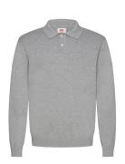 Ls Thermal 3 Bttn Henley Rainy Tops Knitwear Long Sleeve Knitted Polos Grey LEVI´S Men