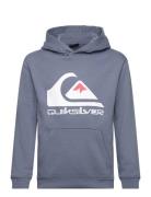 Big Logo Hoodie Youth Tops Sweatshirts & Hoodies Hoodies Blue Quiksilver