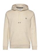 L/S Sticker Pete Pul Tops Sweatshirts & Hoodies Hoodies Cream Original Penguin