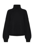 Alphagz Rollneck Tops Knitwear Turtleneck Black Gestuz