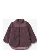 Pile Jacket Vema Outerwear Fleece Outerwear Fleece Jackets Purple Wheat