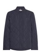 Lw Quilted Bomber Jacket Quiltet Jakke Navy Tommy Hilfiger