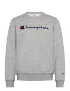 Crewneck Sweatshirt Tops Sweatshirts & Hoodies Sweatshirts Grey Champion