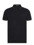 Twin Tipped Fp Shirt Tops Polos Short-sleeved Navy Fred Perry