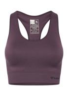 Hmltif Seamless Sports Top Sport Bras & Tops Sports Bras - All Purple Hummel