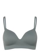 Bra Flora Seamless Lingerie Bras & Tops Soft Bras Non Wired Bras Green Lindex