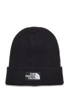 Kids Tnf Box Logo Cuffed Beanie Accessories Headwear Hats Beanie Black The North Face