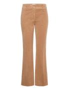 Clarafv Bottoms Trousers Flared Brown FIVEUNITS