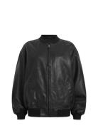 Belle Bomber Læderjakke Skindjakke Black AllSaints