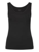 Women Bamboo Tank Top Top Black URBAN QUEST