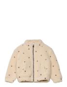 Nmfnalo Sherpa Loose Jacket Lil Outerwear Fleece Outerwear Fleece Jackets Beige Lil'Atelier