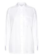 Core Girlfriend Poplin Shirt Tops Shirts Long-sleeved White Scotch & Soda