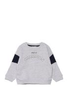 Message Printed Sweatshirt Tops Sweatshirts & Hoodies Sweatshirts Grey Mango