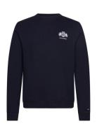 Small Crest Emrbo Sweatshirt Tops Sweatshirts & Hoodies Sweatshirts Navy Tommy Hilfiger