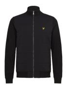 Hybrid Baffled Track Jacket Tynd Jakke Black Lyle & Scott