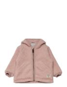 T-Shirt Ls Y/D Knit Outerwear Fleece Outerwear Fleece Jackets Pink Minymo