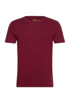 Custom Slim Fit Jersey Crewneck T-Shirt Designers T-Kortærmet Skjorte Red Polo Ralph Lauren