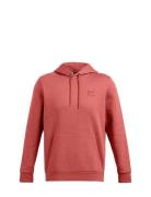 Ua Icon Fleece Hoodie Tops Sweatshirts & Hoodies Hoodies Red Under Armour