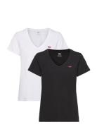 2Pack Vneck Tee 2 Pack V Neck Tops T-shirts & Tops Short-sleeved Black LEVI´S Women