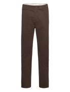 Chuck Regular Chino Twill Pants - G Bottoms Trousers Chinos Brown Knowledge Cotton Apparel