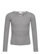 T-Shirt Long-Sleeve Tops T-shirts Long-sleeved T-Skjorte Black Sofie Schnoor Young