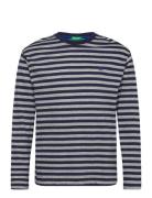 T-Shirt L/S Tops T-shirts Long-sleeved T-Skjorte Navy United Colors Of Benetton