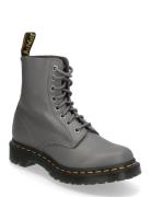 1460 Pascal Gunmetal Virginia Shoes Boots Ankle Boots Ankle Boots Flat Heel Grey Dr. Martens