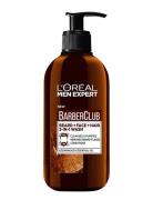 L'oréal Paris Men Expert Barber Club 3-In-1-Wash 200 Ml Ansigtsvask Nude L'Oréal Paris