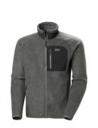 Panorama Pile Block Jacket Tops Sweatshirts & Hoodies Fleeces & Midlayers Grey Helly Hansen