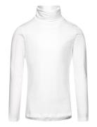 T-Shirt L/S Tops T-shirts Long-sleeved T-Skjorte White United Colors Of Benetton