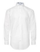 Poplin W. Paisley Contrast Tops Shirts Business White Bosweel Shirts Est. 1937