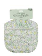 Beskow Flower Festival, Bib Baby & Maternity Baby Feeding Bibs Sleeveless Bibs Blue Rätt Start