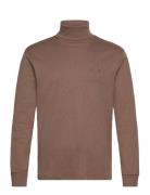 Soft Cotton Turtleneck Designers T-Langærmet Skjorte Brown Polo Ralph Lauren