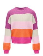 Kogsandy L/S Stripe Pullover Knt Noos Tops Knitwear Pullovers Multi/patterned Kids Only